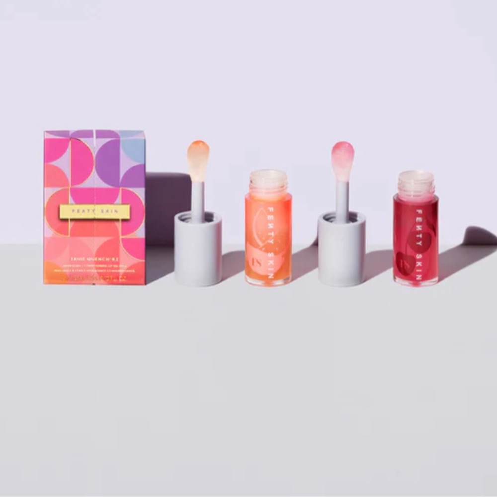 New In The Box FRUIT QUENCH'RZ HYDRATING + CONDITIONING LIP OIL DUO